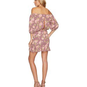 Flynn Skye Kristina mini off-shoulder dress